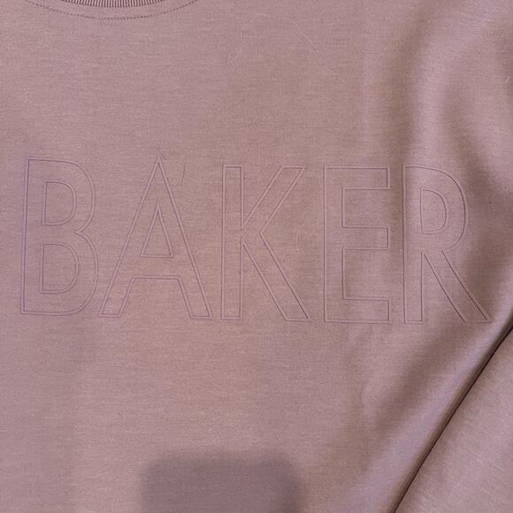 Ted Baker Branded Sweatshirt in Dusty Pink - Picture 12 of 15